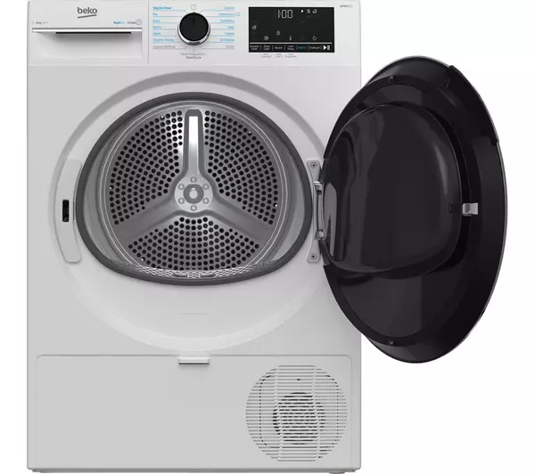 BEKO Pro RapiDry B5T4923RW 9 kg Heat Pump Tumble Dryer – White