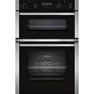 NEFF N50 U2ACM7HH0B Electric Double Pyrolytic Smart Oven - Stainless Steel