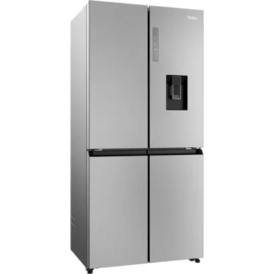 HAIER HCR3818EWMM Fridge Freezer - Platinum Inox