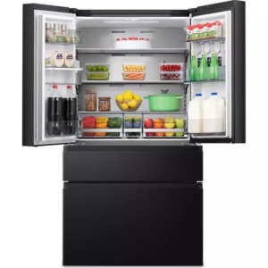 HISENSE PureFlat RF749N4WFF Fridge Freezer - Black Stainless Steel