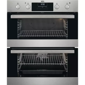 AEG SurroundCook DUB331110M Electric Built-under Double Oven - Stainless Steel