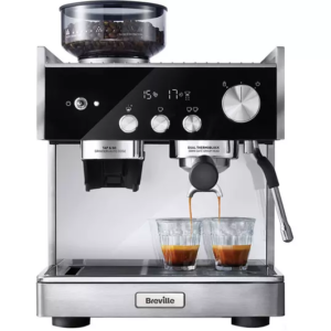 BREVILLE Barista Signature Espresso VCF160 Bean to Cup Coffee Machine - Stainless Steel