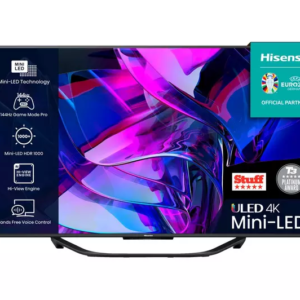 HISENSE 55U7KQTUK 55" Smart 4K Ultra HD HDR Mini-LED TV with Amazon Alexa