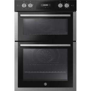 HOOVER HO9DC3UB308BI Electric Built-in Double Oven – Black & Stainless Steel