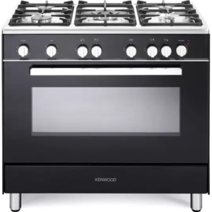 KENWOOD CK307G 90 cm Gas Range Cooker – Black & Chrome