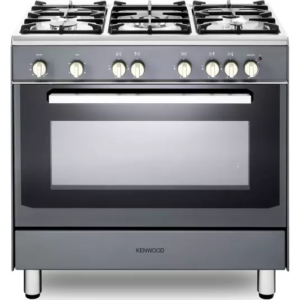 KENWOOD CK307G SL 90 cm Gas Range Cooker – Grey & Chrome