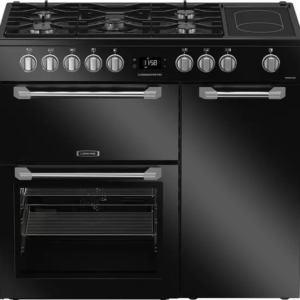 LEISURE PR100F530K 100 cm Dual Fuel Range Cooker - Black