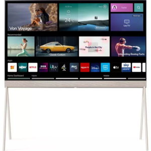 LG Objet Collection Posé 55LX1Q6LA 55" Smart 4K Ultra HD HDR OLED TV with Google Assistant & Amazon Alexa - Beige