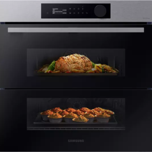 SAMSUNG Series 5 Dual Cook Flex NV7B5755SAS U4 Electric Pyrolytic Smart Oven - Stainless Steel