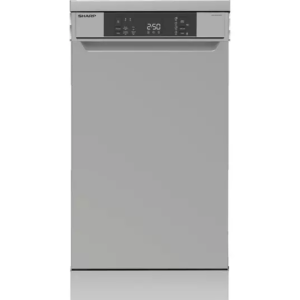 SHARP QW-NS1CF49ES-EN Slimline Dishwasher - Silver