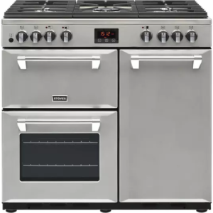 STOVES Ellingwood 90DFT MET SV 90 cm Dual Fuel Range Cooker - Metallic Silver