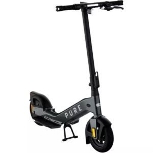 PURE ELECTRIC Pure Advance+ Electric Folding Scooter - Mercury Grey Metallic