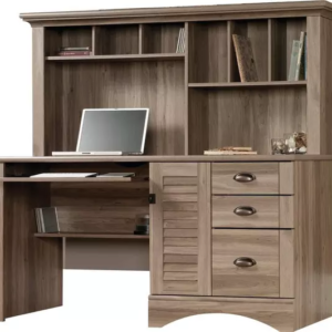 TEKNIK Louvre Hutch 5415109 Desk - Salt Oak