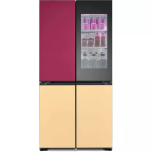 LG MoodUp GMV960NNME American-Style Smart Fridge Freezer - Colour Changing