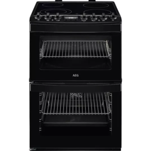 AEG SteamBake CCB6741ACB 60 cm Electric Ceramic Cooker - Black