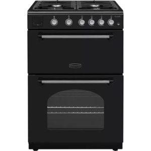 RANGEMASTER Classic CLA60NGFBL C 60 cm Gas Cooker - Black & Chrome